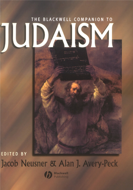 The Blackwell Companion to Judaism Blackwell Companions to Religion