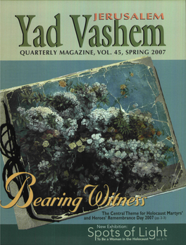 Downloads of Lectures Given at Yad Yad Vashem’S Vashem