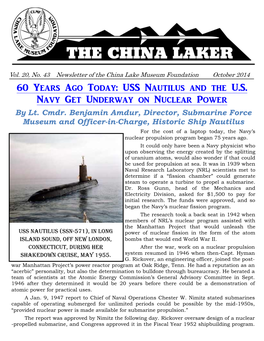 60 Years Ago Today: USS Nautilus and the U.S. Navy Get Underway on Nuclear Power by Lt