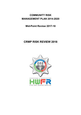 Crmp Risk Review 2018