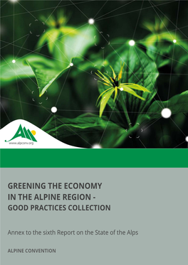 Rsa6 - Greening the Economy in the Alpine Region: Good Practices Collection 2