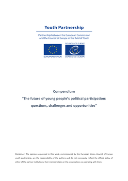 Compendium “The Future of Young People's Political Participation