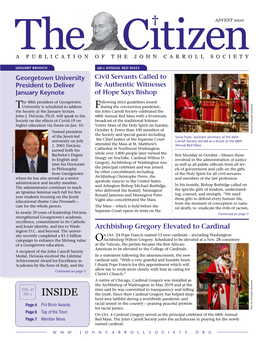 Carroll Citizen -- Advent 2020