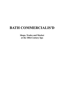 Bath Commercialis'd