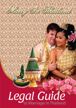 To Marriage in Thailand MARRIAGE REGISTRATION in THAILAND