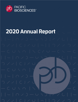 Pacific Biosciences' 2020 Annual Report