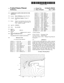 (12) United States Patent (10) Patent No.: US 8,622,350 B1 Hoffenberg (45) Date of Patent: Jan
