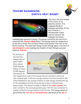 Earth's Heat Budget