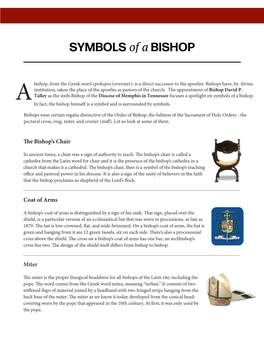 SYMBOLS of a BISHOP