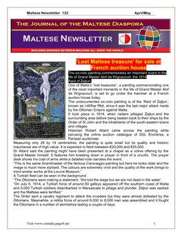 Newsletter 122 April/May