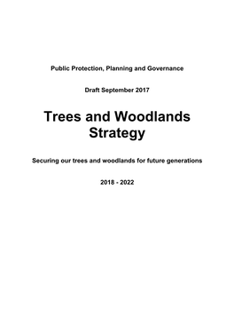 Trees and Woodlands Strategy