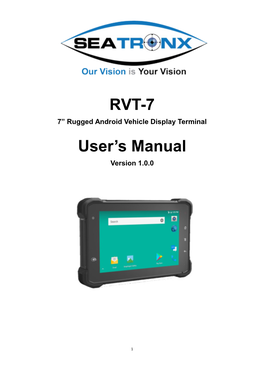 RVT-7 User's Manual