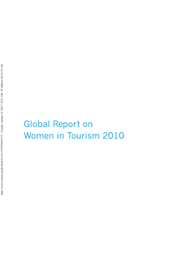 Global Report on Women in Tourism 2010