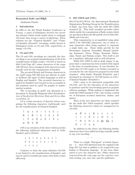 Tugboat, Volume 19 (1998), No. 4 417 Romanized Indic and LATEX