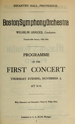 Boston Symphony Orchestra Concert Programs, Season 25,1905-1906, Trip