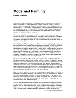 Modernist Painting