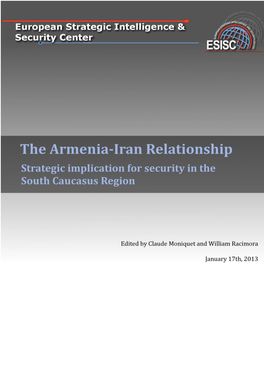 The Armenia-Iran Relationship