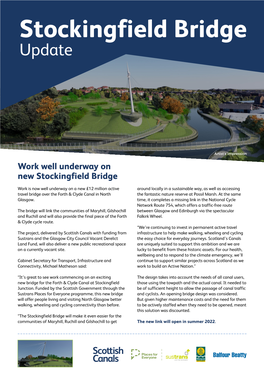 Stockingfield Bridge Update