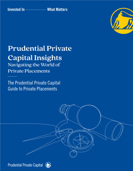 Prudential Private Capital Insights Navigating the World of Private Placements