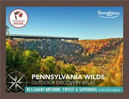 PENNSYLVANIA WILDS OUTDOOR DISCOVERY ATLAS Kinzua Bridge State Park Sky Walk, Mt