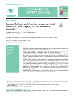 Acne Vulgaris, Rosacea, Seborrheic Dermatitisଝ,ଝଝ