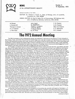 The' 1972 Annual Meeting