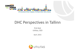 DHC Perspectives in Tallinn