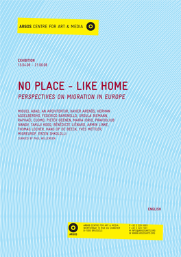 No Place - Like Home Perspectives on Migration in Europe