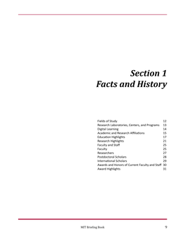 Section 1: Facts and History (PDF)