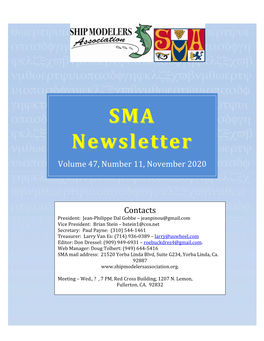 SMA Newsletter Newsletter