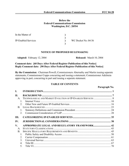 Proposed Rulemaking