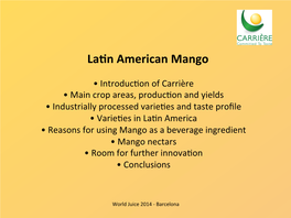 La N American Mango