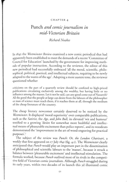 Punch and Comic Journalism in Mid-Victorian Britain