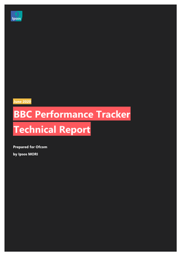 BBC Performance Tracker 2019-20 Technical Report