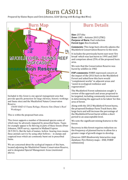 Burn Fact Sheet CAS011