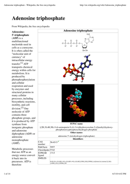 Adenosine Triphosphate - Wikipedia, the Free Encyclopedia