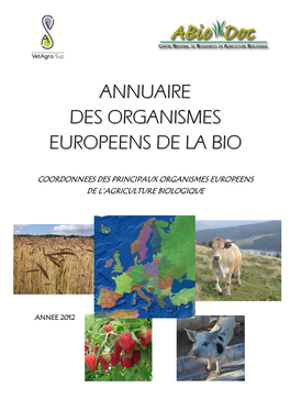 Annuaire Des Organismes Europeens De La Bio