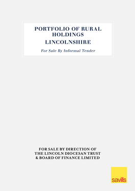 Portfolio of Rural Holdings Lincolnshire