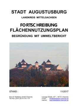 Stadt Augustusburg Fortschreibung