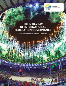 Asoif Third Review of International Federation Governance