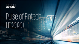 Pulse of Fintech H1 2020