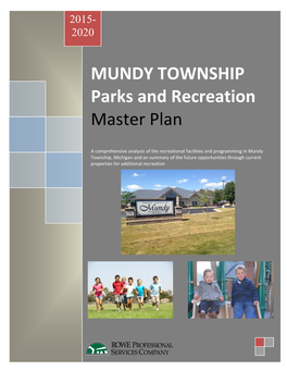 MUNDY TOWNSHIP Parks and Recreation Master Plan