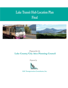 Lake Transit Hub Location Plan Final