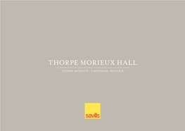 Thorpe Morieux Hall