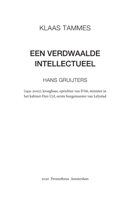 Verdwaalde Intellectueel 125X200 HR.Indd