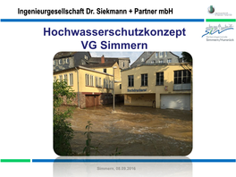 Hochwasserschutzkonzept VG Simmern