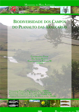 Biodiversidade Dos Campos Do Planalto Das Araucárias