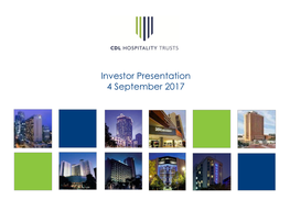 Investor Presentation 4 September 2017 Important Notice