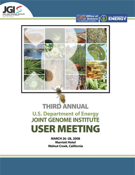 Third Annual DOE Joint Genome Institute User Meeting