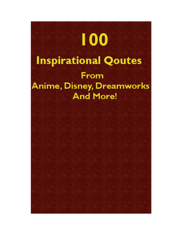 100Quotesanimedisney.Pdf